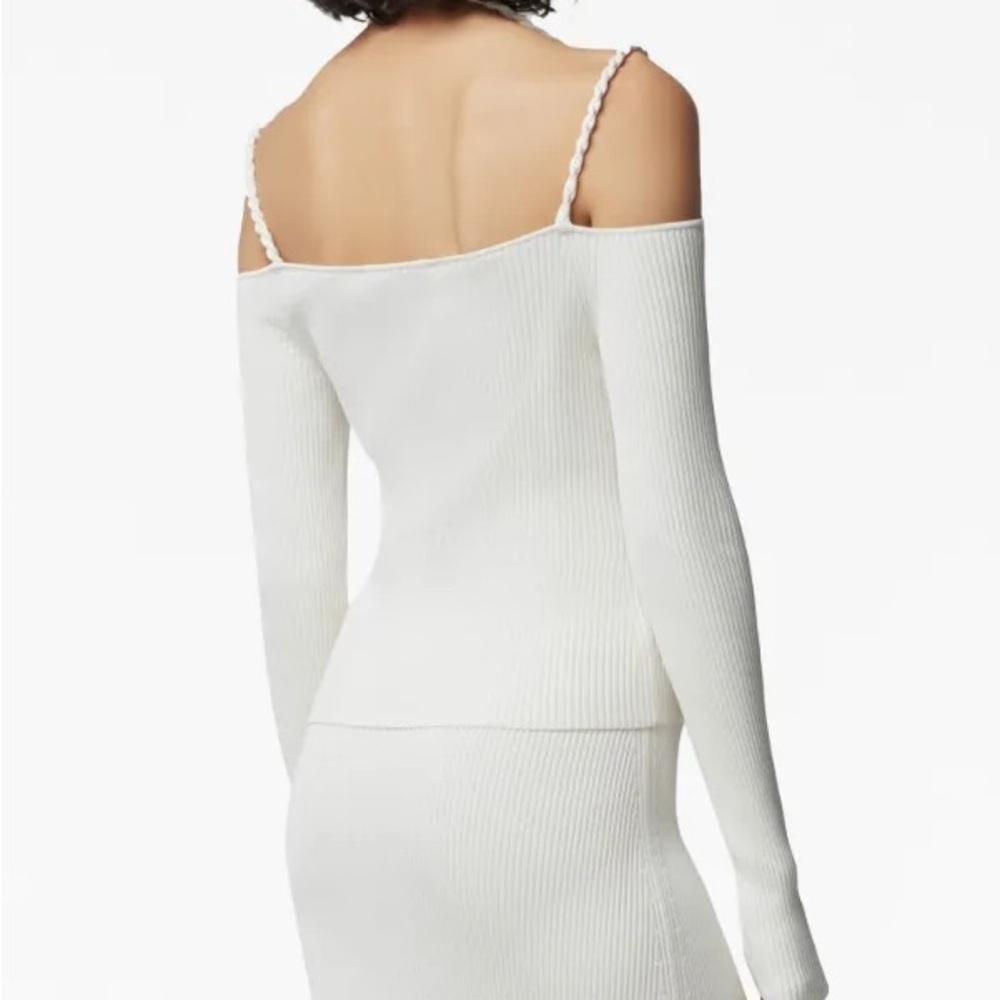 Altuzarra Odin cut-out ribbed-knit sweater in White Size Small Originally $870 - Picture 2 of 10